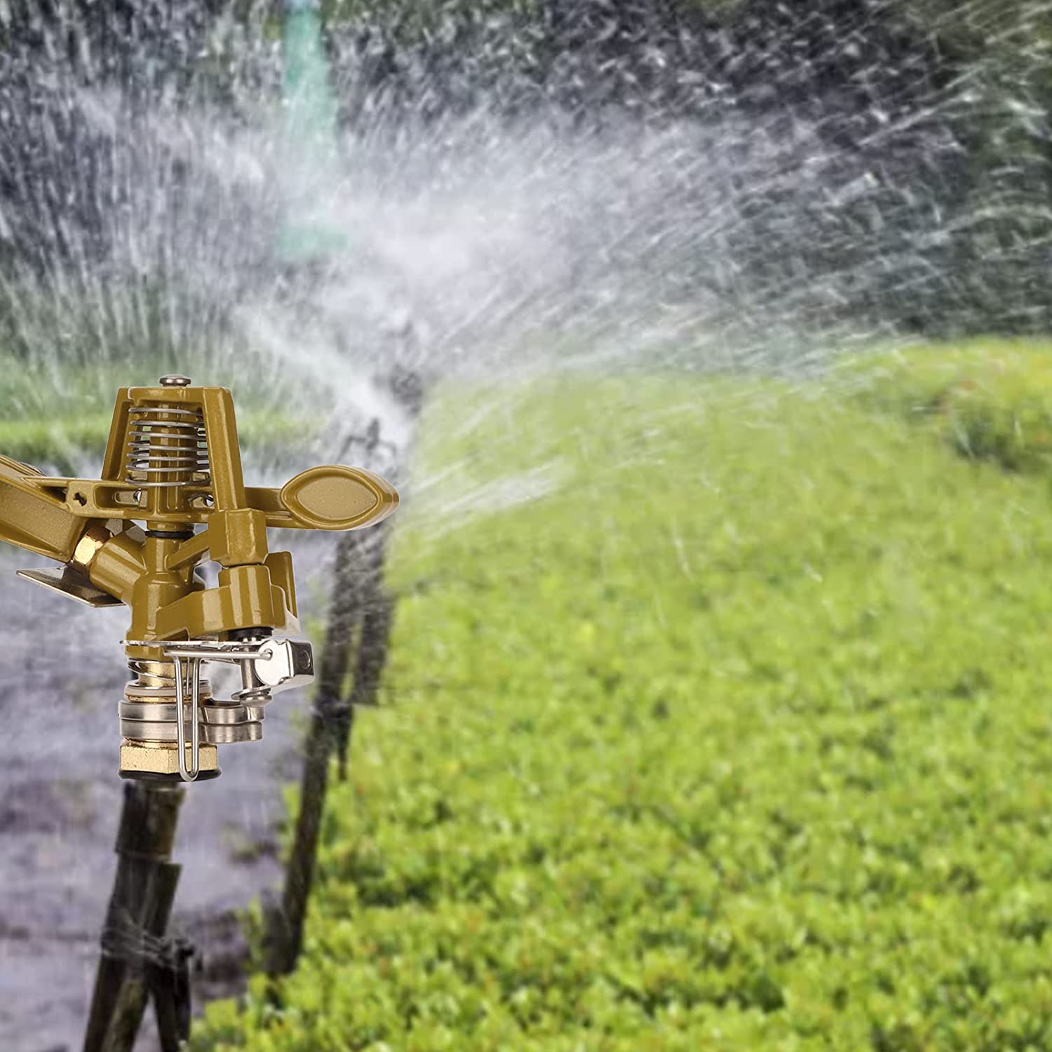 3/4-In Brass Impact Sprinkler on Adjustable Tripod Base - Hoses, Sprinklers  & Watering Tools, Orbit