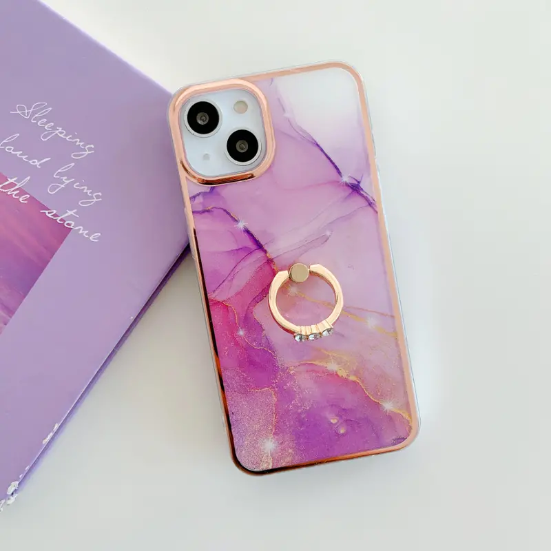 Fashionable New Style Female Ring Holder Phone Case Iphone - Temu