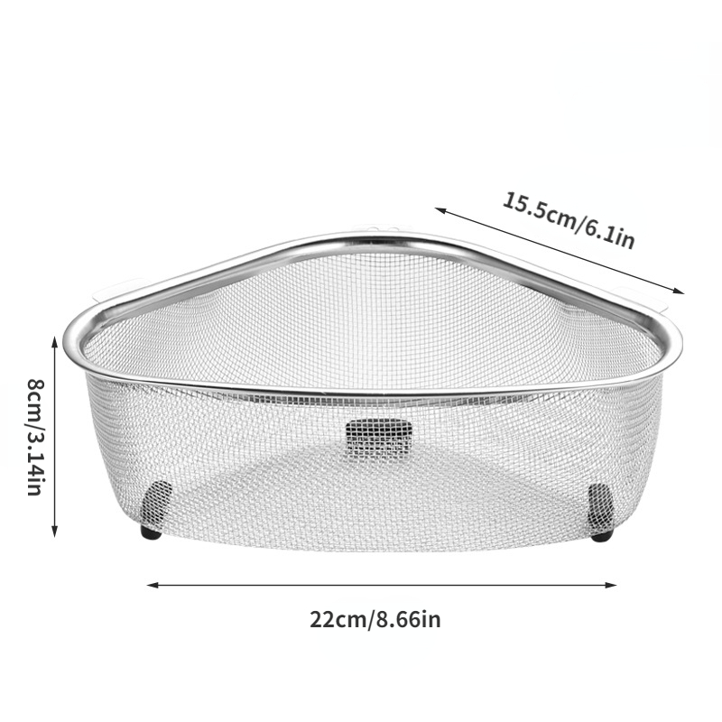 Panier de vidange d'évier en acier inoxydable colander filtre d'évier filtre  alimentaire selle filtre