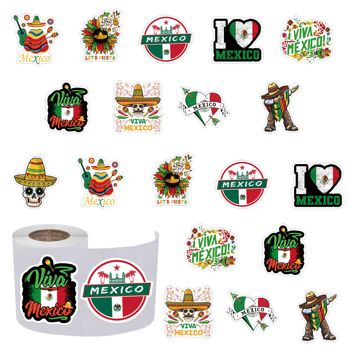 Viva Mexico' Sticker