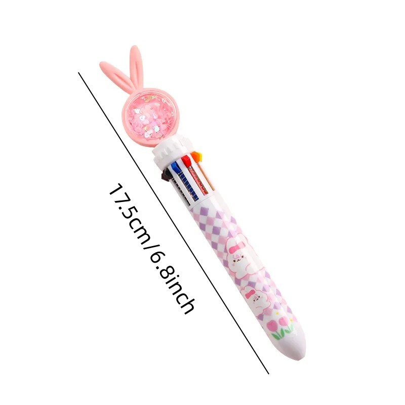 Penna Multicolore Coniglietto 10 colori - Cartolibri
