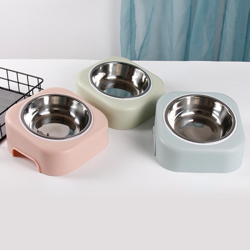 Raised Pet Bowls Stainless Steel Dishes Cat Dog Cervical Temu