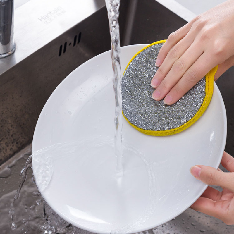 Double sided Dishwashing Sponge Wipe Brush Pot Brush Bowl - Temu