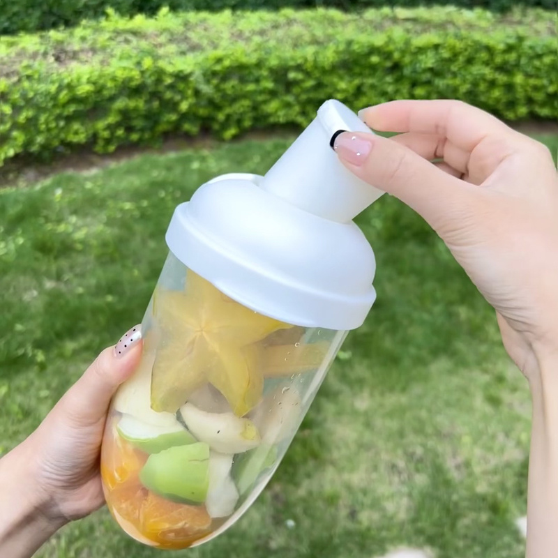 1pc large capacity salad shaker   container portable salad dressing rack picnic lunch breakfast salad cup hand wash kitchen supplies kitchen tools details 6