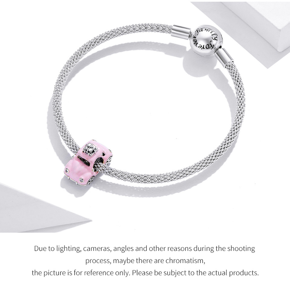 Pandora Pink Travel Bag Charm