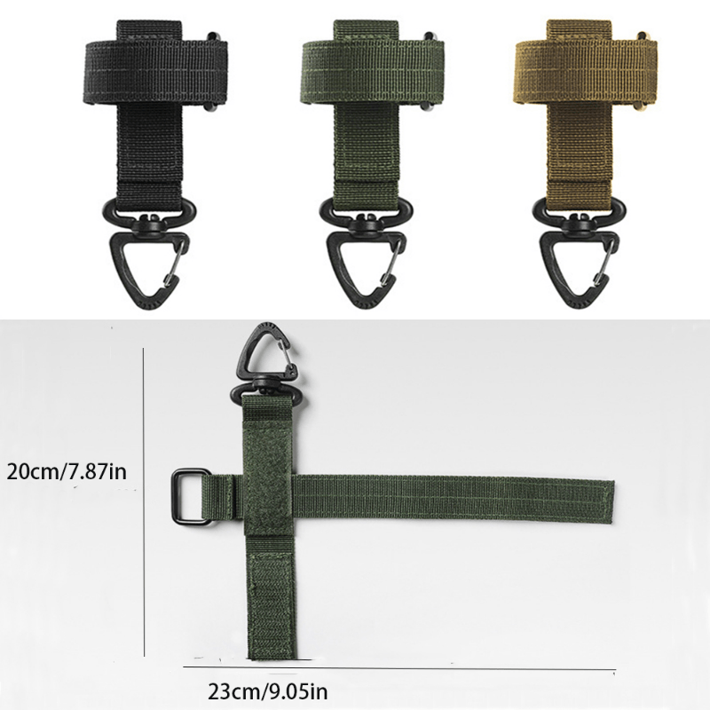 Multi-purpose Outdoor Tactical Gloves Holder Climbing Rope Storage Buckle  Hook
