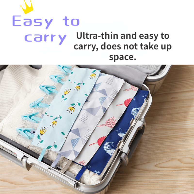 Travel Luggage Organizer Wardrobe Holder Foldable Ziploc Bags