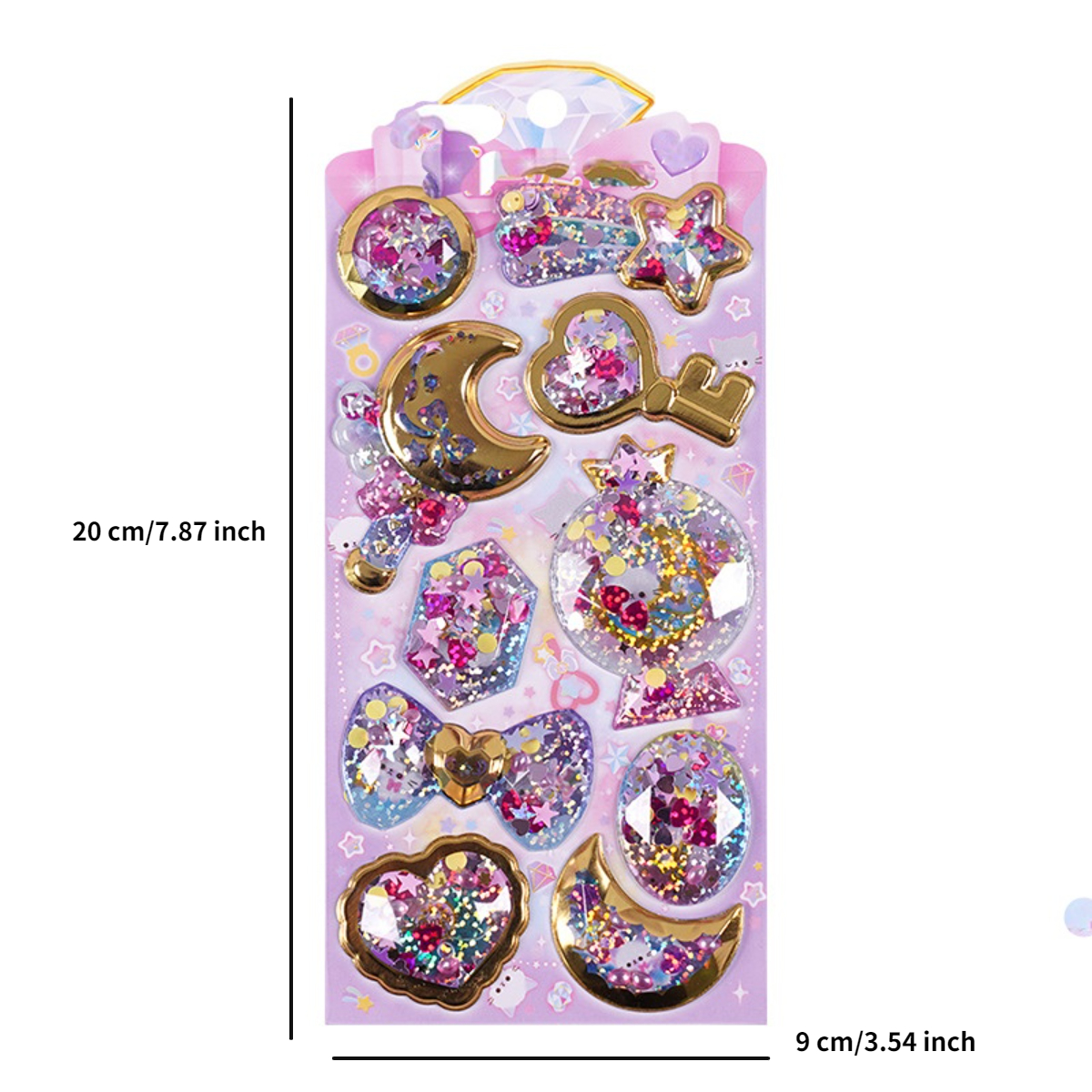 Random Kawaii Fragrant Sparkling 3d Stickers Scrapbooking - Temu