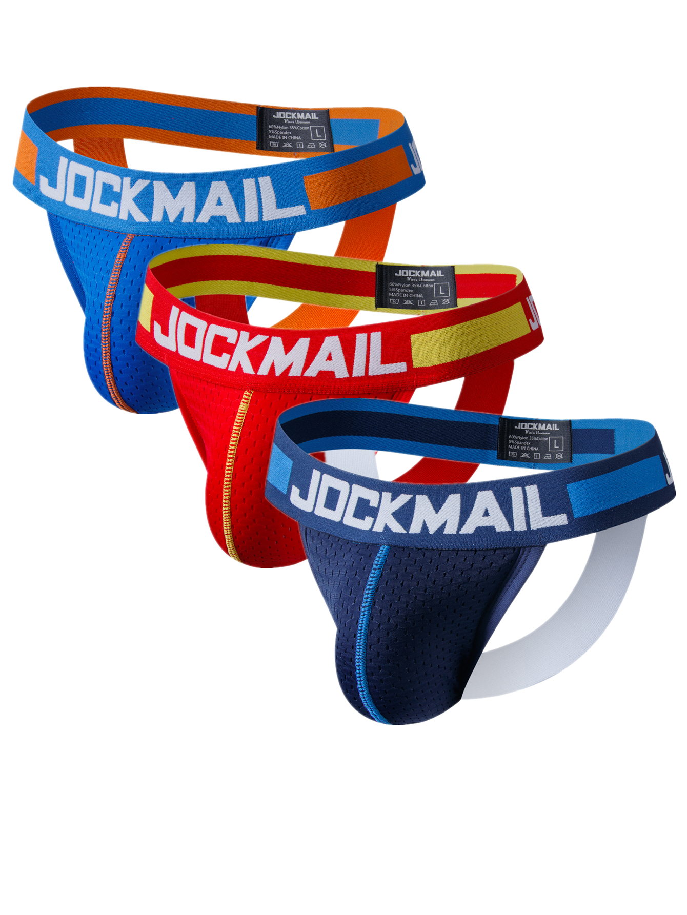 Jockmail Brand Rainbow Colours Collection Jockstraps Gay - Temu