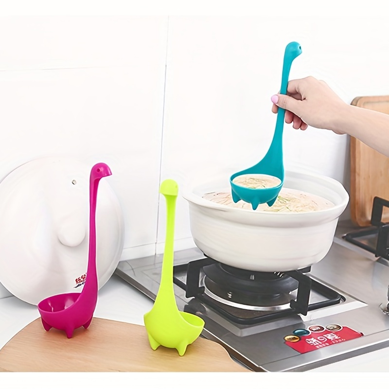 Dinosaur Design Soup Ladle Long Handle Loch Ness Kitchen Dinner