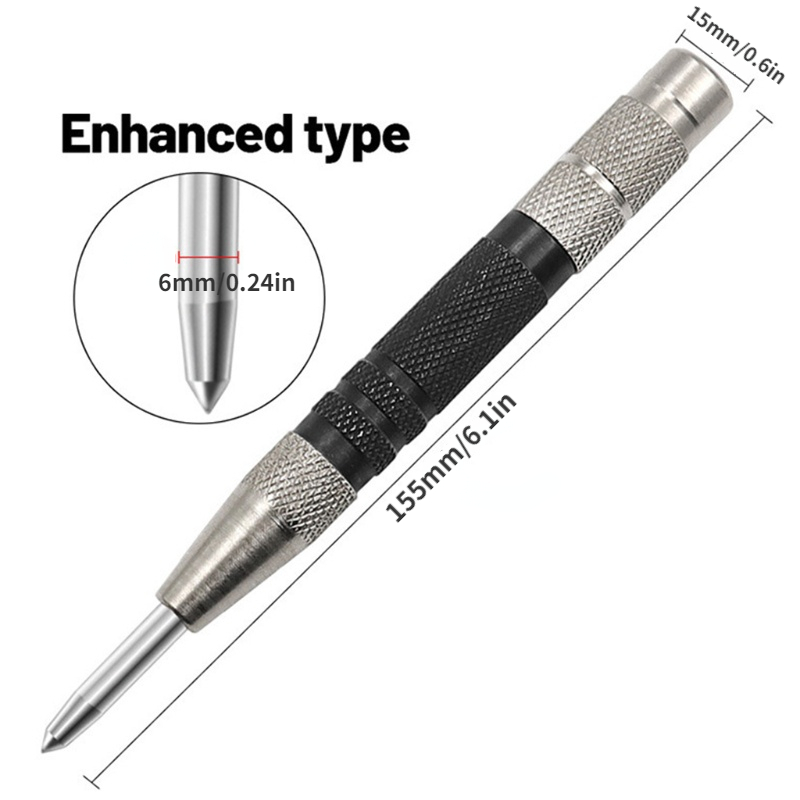 Automatic Center Punch Spring Center Punch Adjustable - Temu