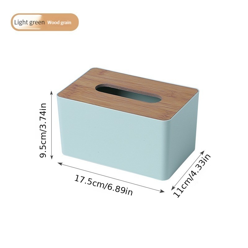 Stylish Paper Towel Box for Kitchen Living Room Office - Mask and Wipe Storage