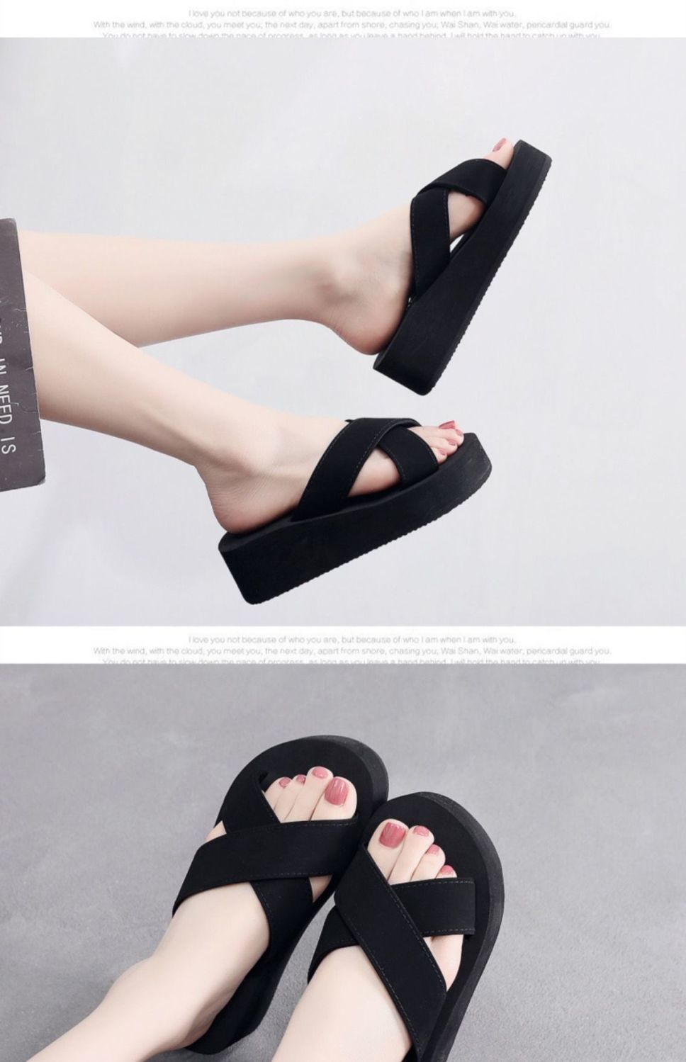 Women's Crossover Strap Slide Shoes, Comfy Open Toe Slip On Platform Slide  Sandals, Casual Beach Slides