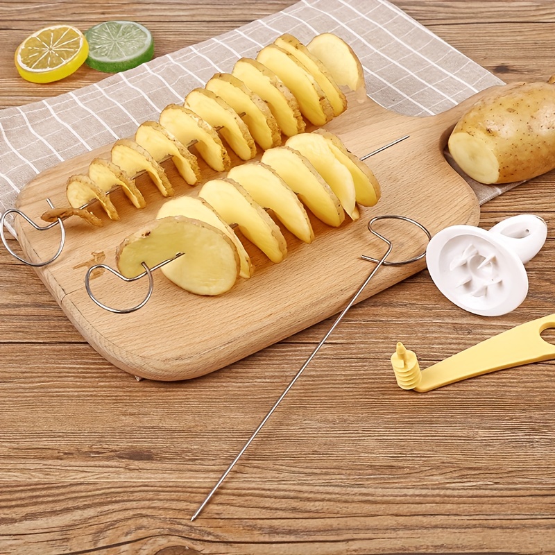 Potato Floss Potato Chipper Potato Veggie Chopper French Fries Chips Maker  Slicers Potato Chips Vegetable Cutter - Temu