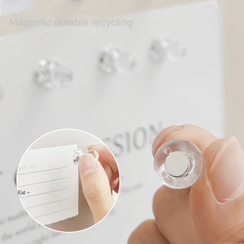 Small Round Shape Soft Magnets Sheets Refrigerator Stickers - Temu