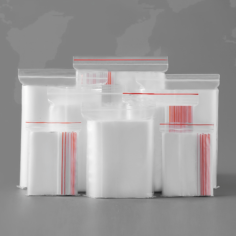 Clear Zipper Bag Plastic Zipper Bags sealed Food Storage Zip - Temu