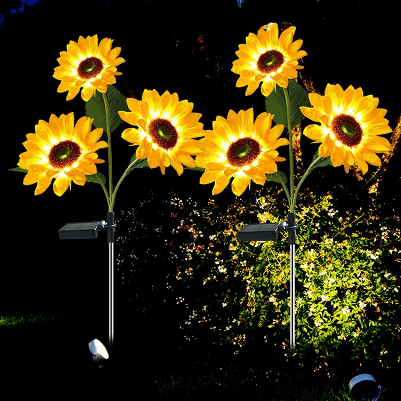 Sunflower Thermometer Garden Stake - Outdoor Living