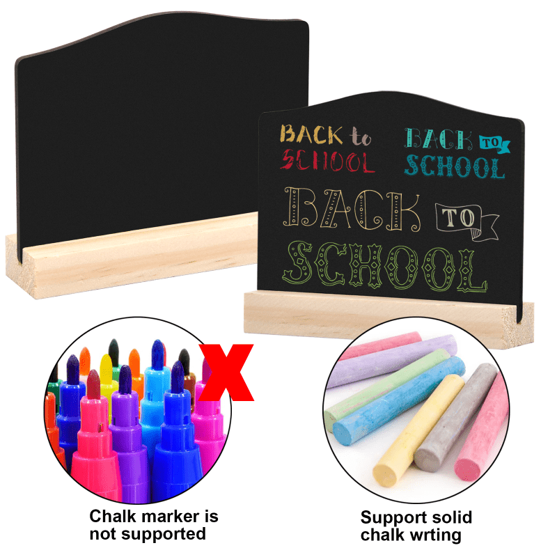 Signs Mini Chalkboard Cards Small Chalkboard Chalk - Temu