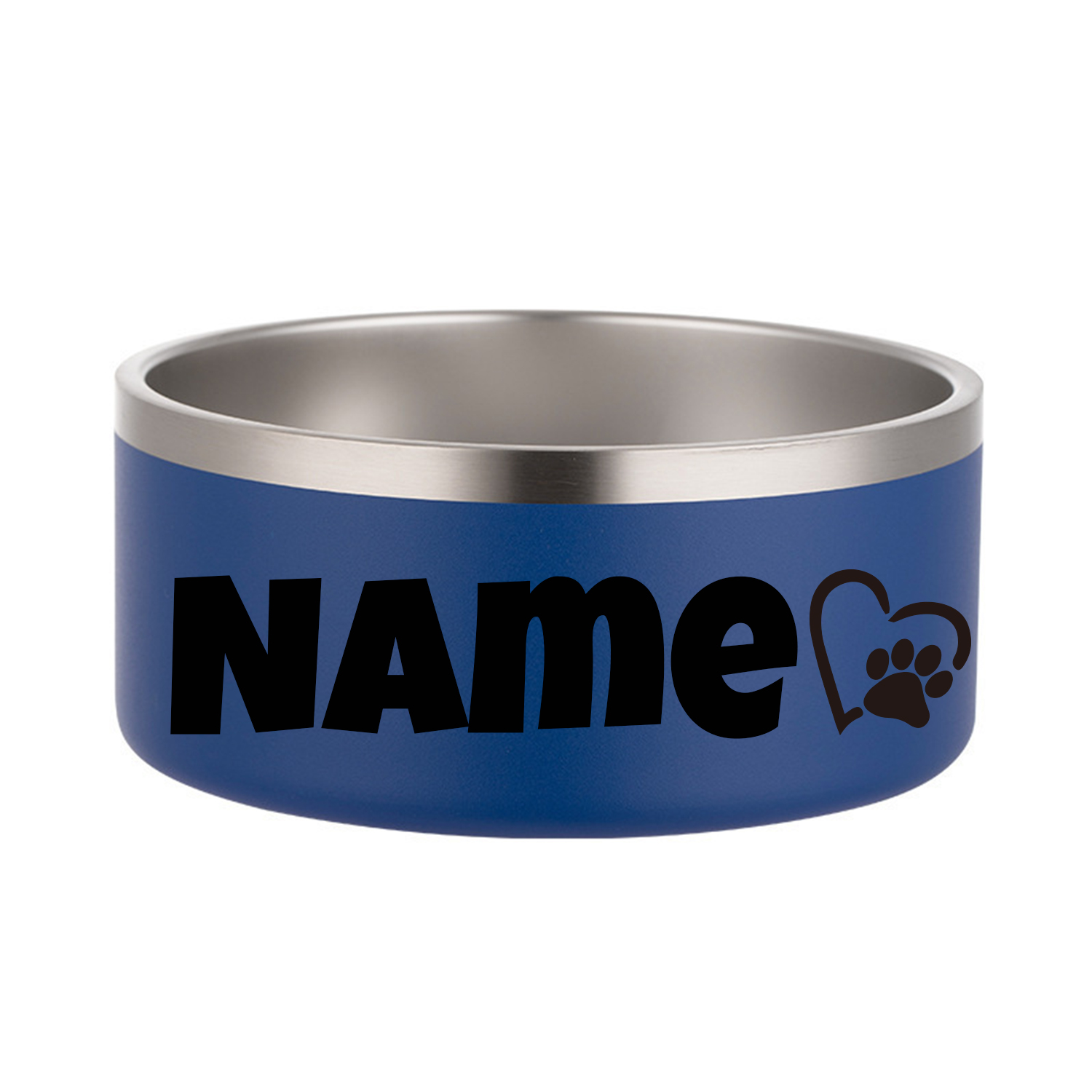 Personalized Dog Cat Bowls With Name Stainless Steel Pet Bowl For Small  Medium Large Dogs Food And Water Custom Names Feeding Bowl 16oz- - Temu