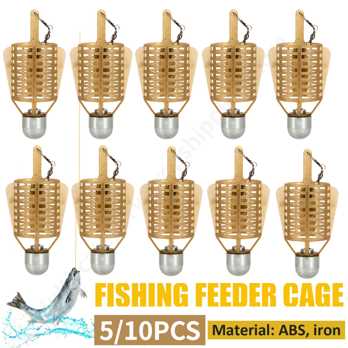 Feeder Holder Feeder Cage Basket Feeder Fishing Accessories Bait Cage  Basket Fishing Bait Cage Fishing