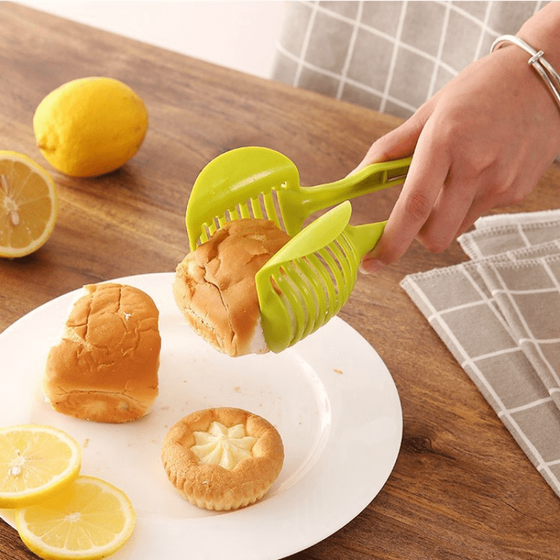 Tomato Slicer Tool Lemon Cutter Tool Lemon Slicer Holder - Temu
