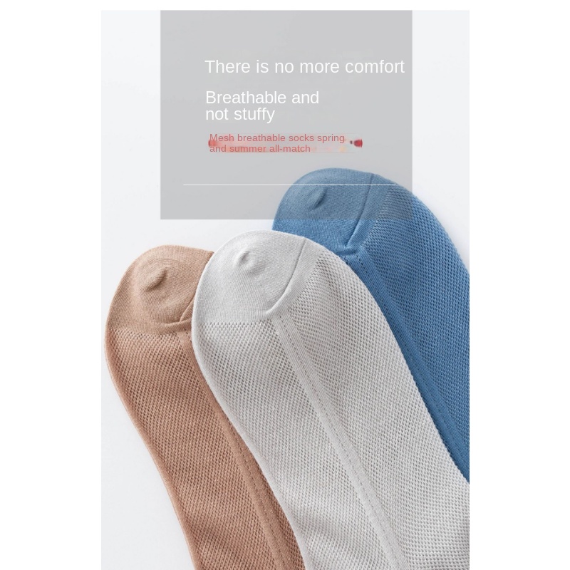 Men's Breathable Thin Low cut Sports Socks