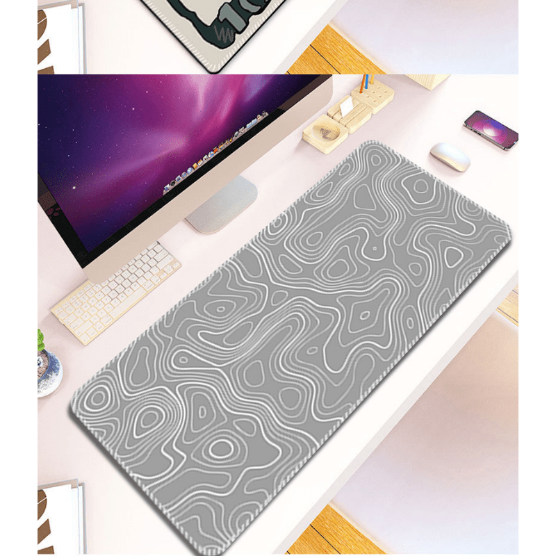 800*300*3mm Tapis de Souris Motif de Marbre Ordinateur Mousepad