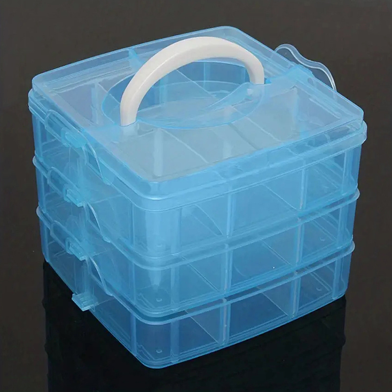 3 tiers Stackable Storage Box Bead Organizers Storage - Temu Canada