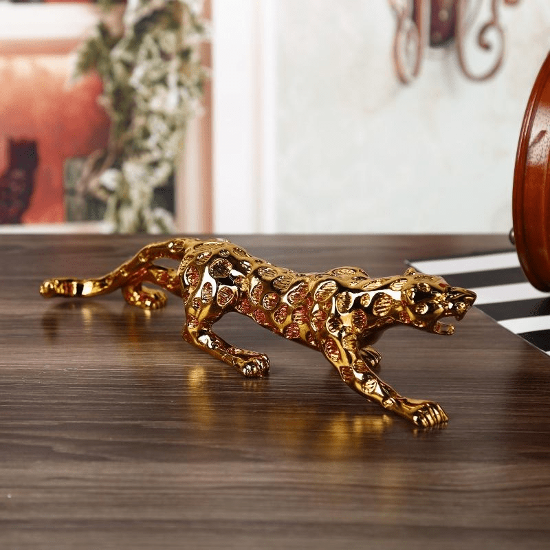 Bronze Leopard Statue Leopard Sculpture Animal Statue leopard Figurine  bronze Miniatures-decorative Gift Idea-panther Figure -  Canada