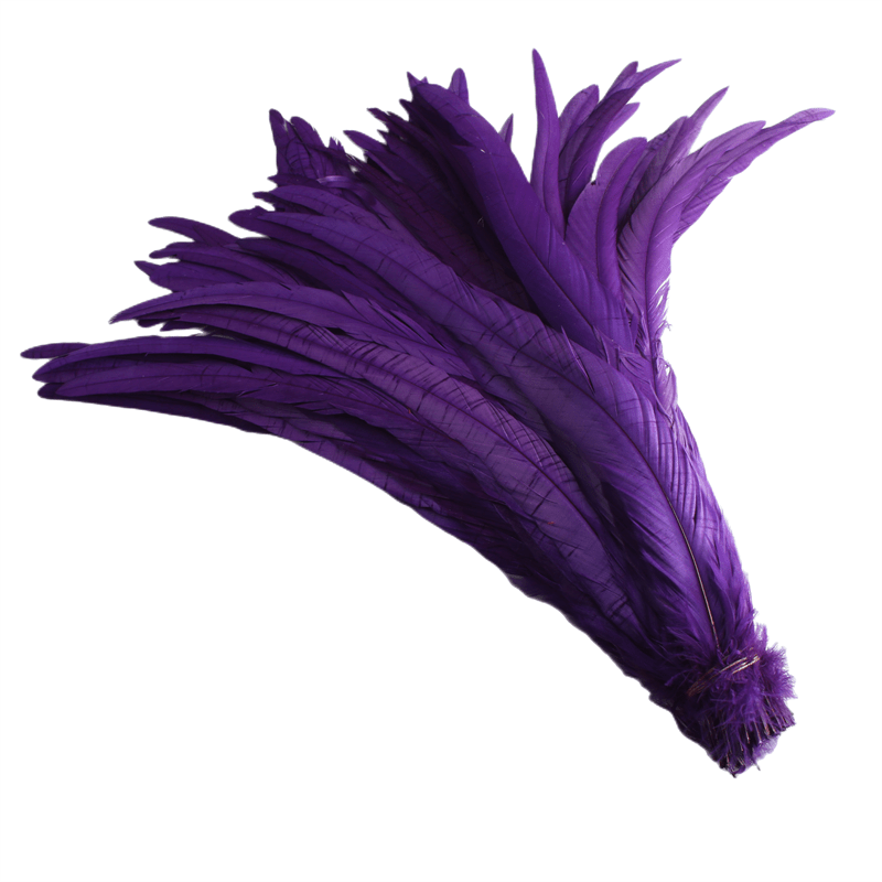 20pcs/Lot Peacock Feathers Wing 12-14 Peacock Jewelry Peacock Feather  Decor Craft Feathers for Clothes Plumas Carnaval Plume - Lake Bue