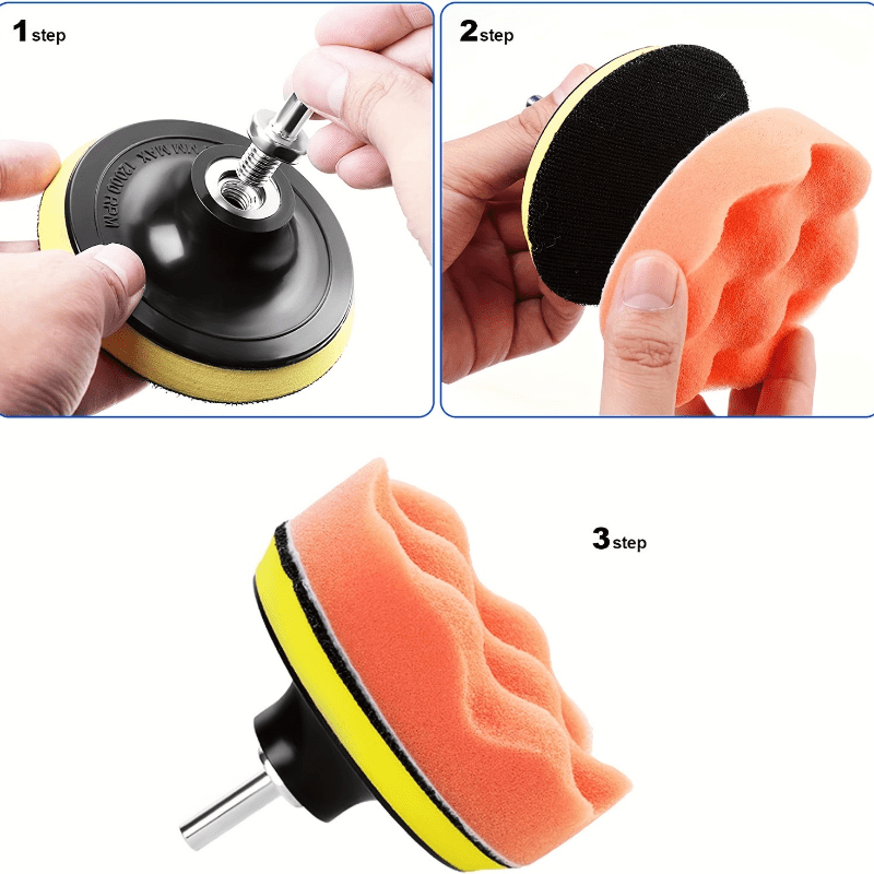 Upgrade Your Car Polishing With This Sponge And Wool - Temu