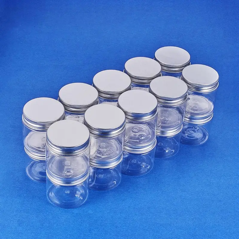 Column Plastic Clear Storage Containers Jars Organizers With - Temu