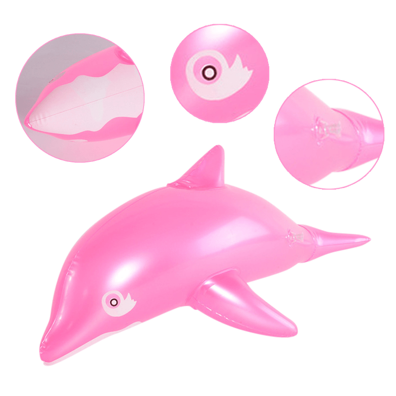 Inflatable Dolphin Fish Beach Swimming Pool Toy for Kids