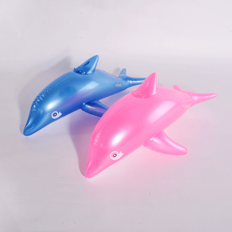 Inflatable Dolphin Fish Beach Swimming Pool Toy for Kids