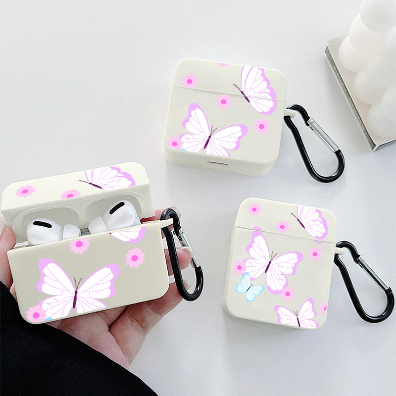 Clear butterfly Cute Cover for Airpods Pro 2nd Generation Case