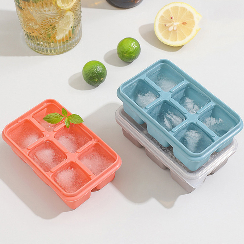 1pc Plastic Ice Cube Tray With 6 Spheres, For Making Ice Cubes And Baby  Food