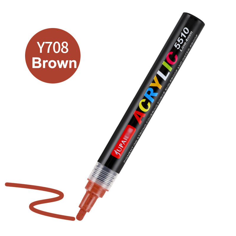 Art Marker Acrylic Paint Premium Waterproof Brush Pen 36 - Temu