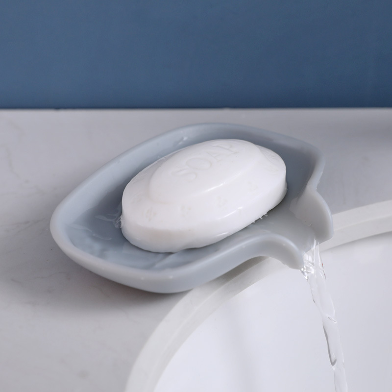 Jabonera blanca Bandeja de jabón, Accesorios de baño soporte de