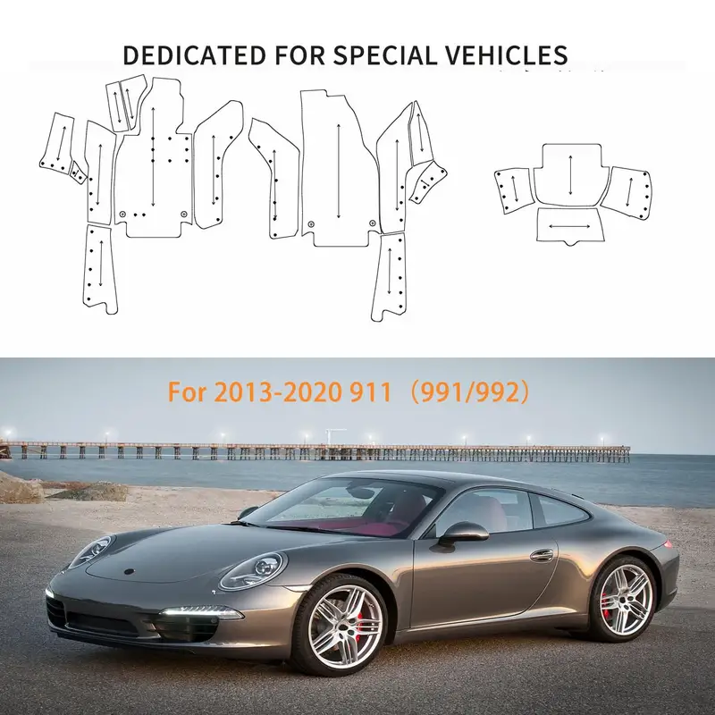 For 2013 2020 911 Fully Enclosed 3d Three layer Car - Temu