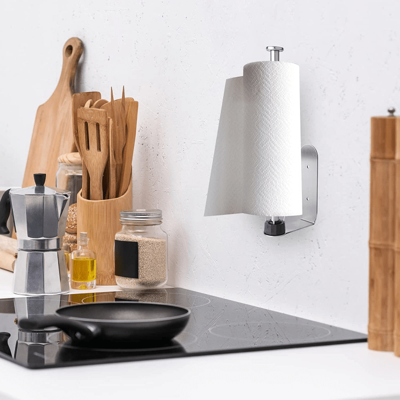 Under Cabinet Paper Towel Holder Wall Mount with Damping