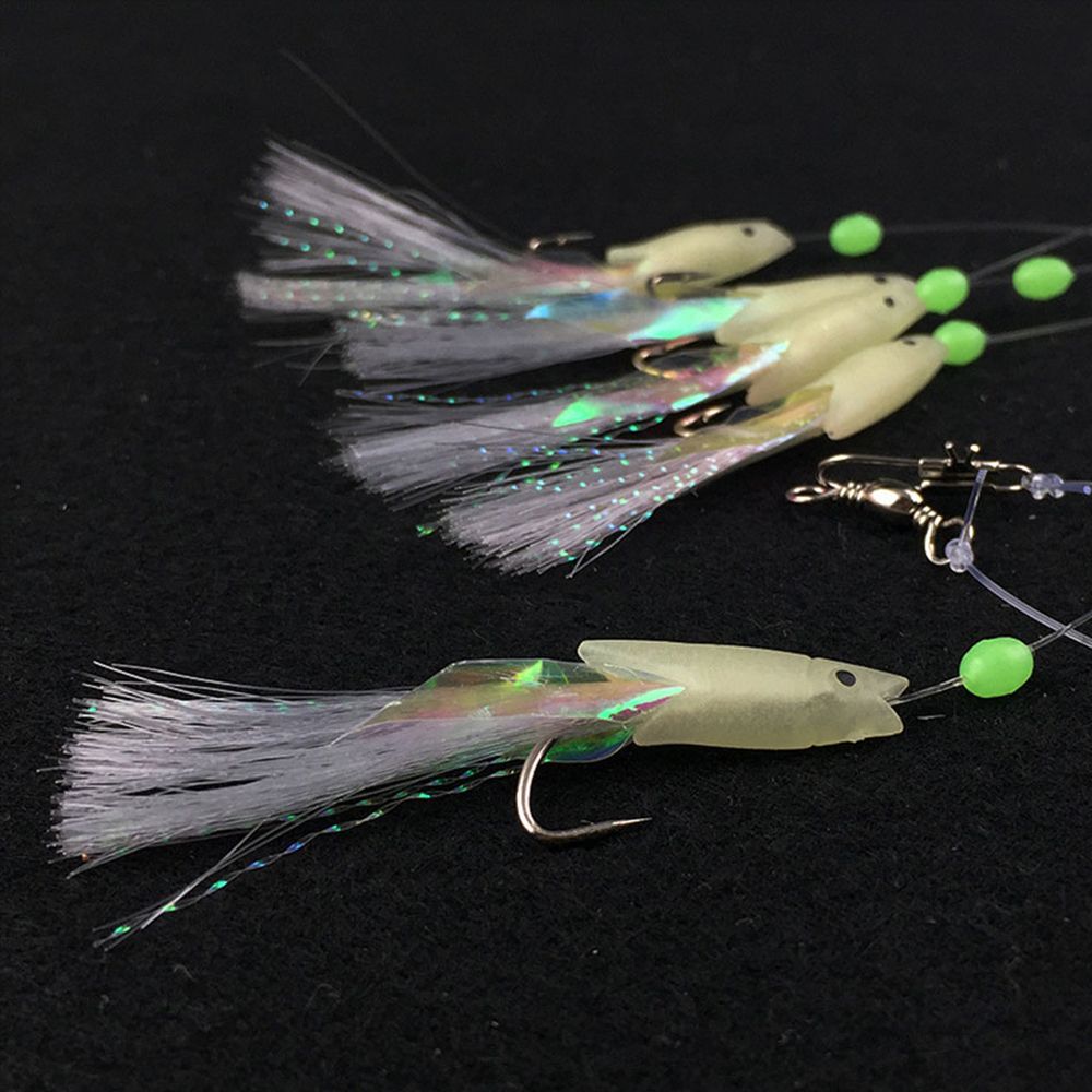 Bag Luminous Mackerel Feathers Bass Cod Lure High Quality - Temu