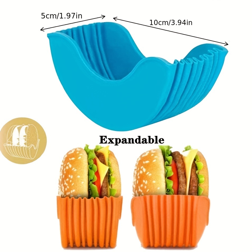 4 Pcs Hamburger Silicone Scatola Fissa Hamburger Rivestimento Antiaderente  Hamburger Bbq Forma Hamburger Scatola Hamburger Silicone Porta Hamburger  Panini Scatola Amburgo Riutilizzabile Portapane : : Casa e cucina