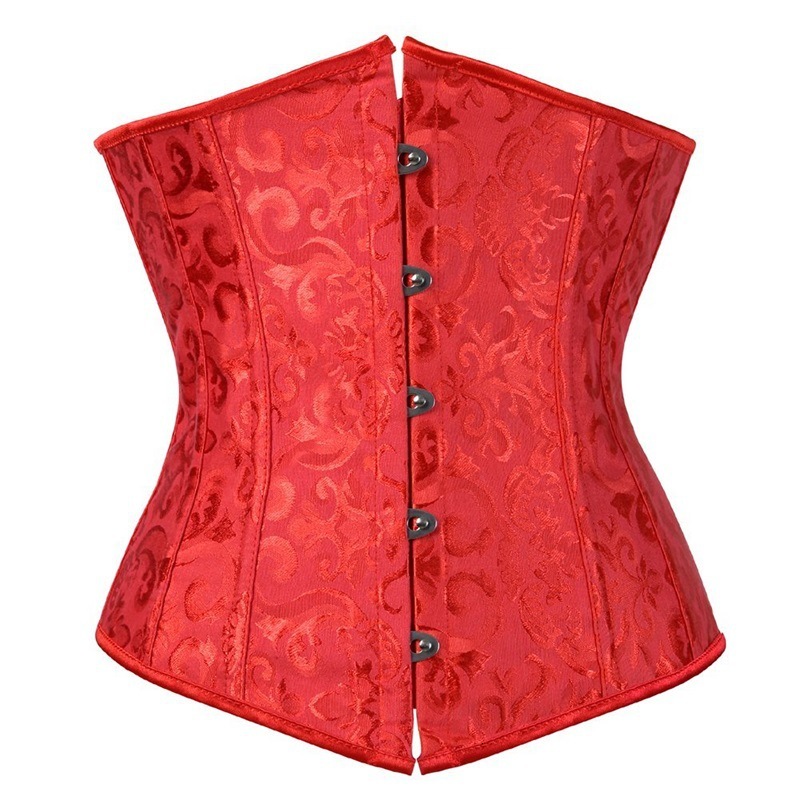 Compre Espartilho steampunk bustier espartilho lingerie sexy roupas góticas  mulheres burlesque corselet cintura espartilho treinador de cintura shapers