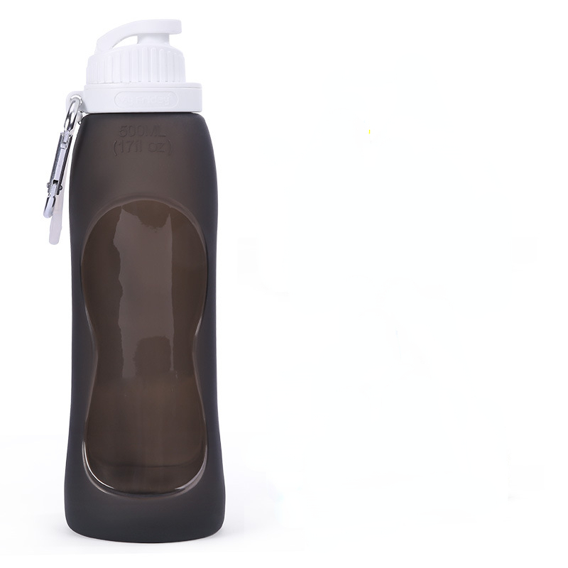 New Outdoor Sports Portable Water Bottles Plastic Round Travel