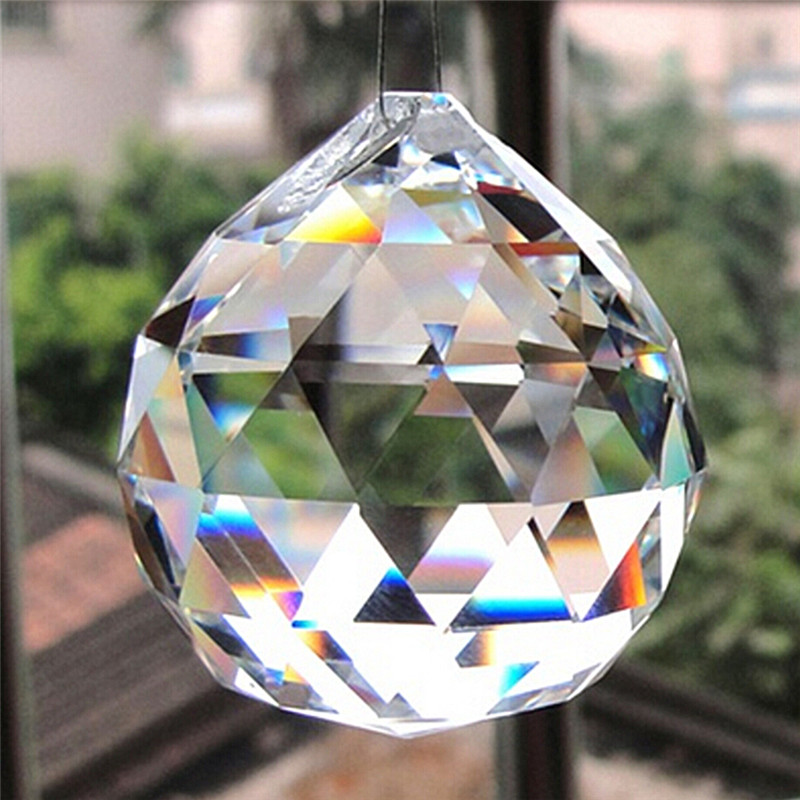 Generic - 6 Pcs Cristaux Pendentifs Décoratifs, Cristal Verre Prisme  Pendentifs Lampe Pendentifs Décoratifs, Cristal Boule De Verre pour Jardin  Maison Cristal Lumière Décoration - Objets déco - Rue du Commerce