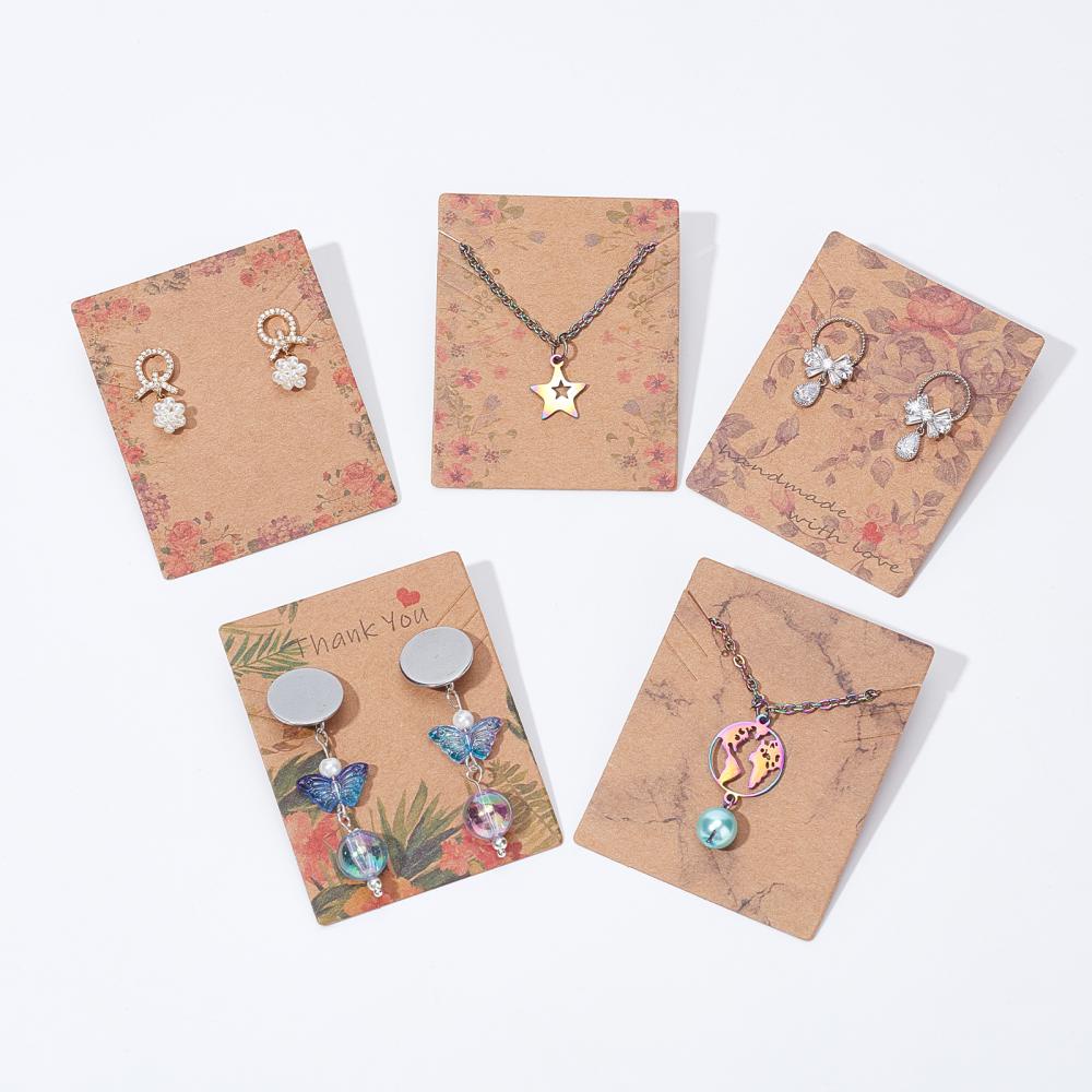 30pcs Necklace Card Jewelry Display for Jewelry Packing Box 