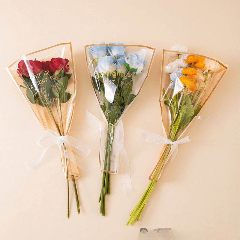 Single Rose Bouquet Sleeve - Flopak