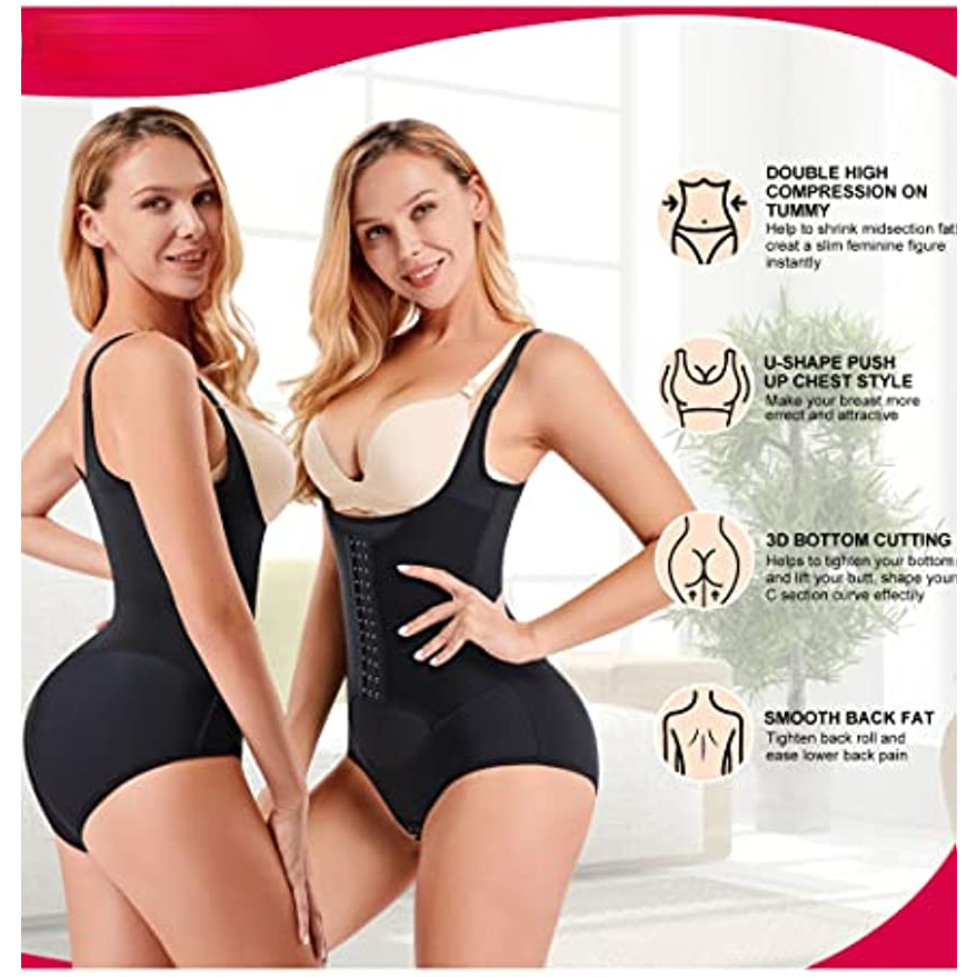 Women Waist Trainer Bodysuit Tummy Control Corset Full Body - Temu