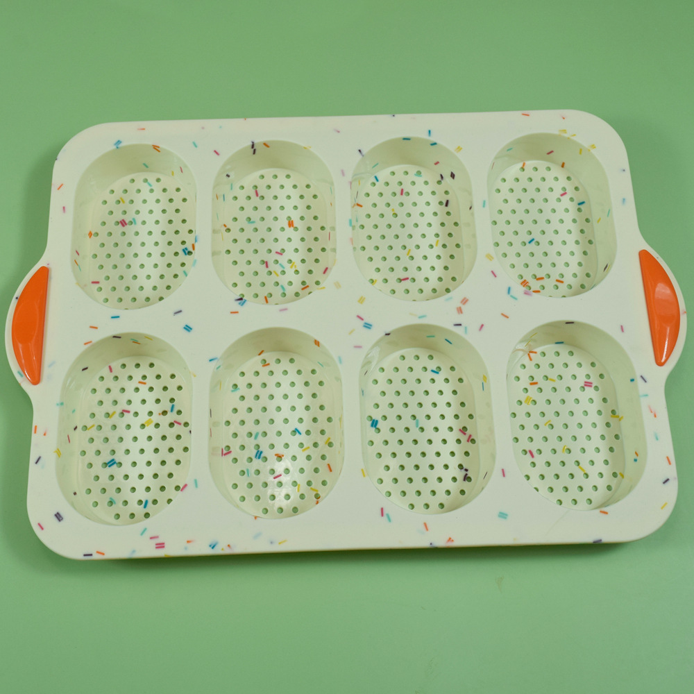 Trudeau 12 Cavity Silicone Muffin Pan - Confetti