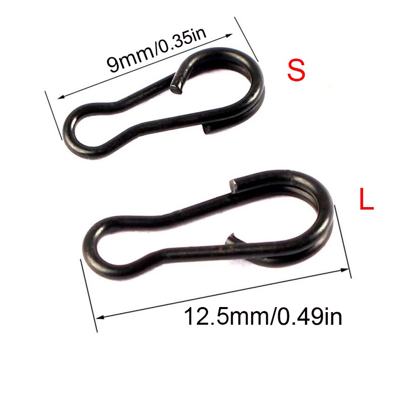 50pcs Carp Fishing Multi Clips Quick Change Connector Easy Link